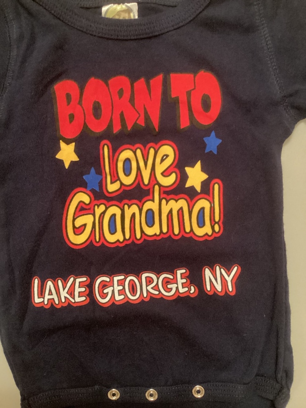 Born to Love Grandma onesie (18 mo.)